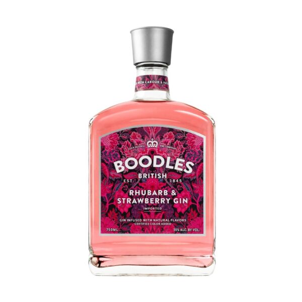 Boodles Strawberry &Amp; Rhubarb Gin 750Ml