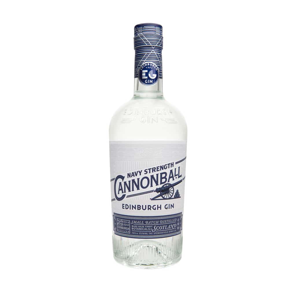 EDINBURGH GIN CANNONBALL NAVY STRENGTH Wine and Liquor Gift Delivery