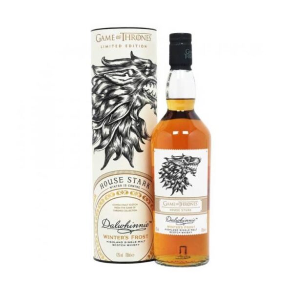 Game Of Thrones Dalwhinnie Winter'S Frost House Stark Single Malt Scotch Whisky 750Ml