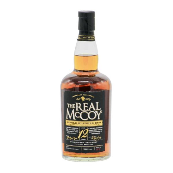 The Real Mccoy 12 Years Old Single Blended Rum 92 Proof 750Ml