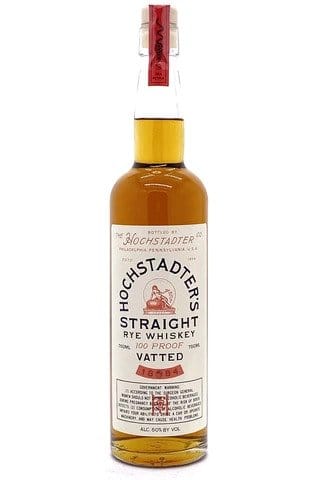 Hochstadters Vatted Straight Rye 100 Proof Whiskey 750Ml Hochstadter'S Vatted Straight Rye