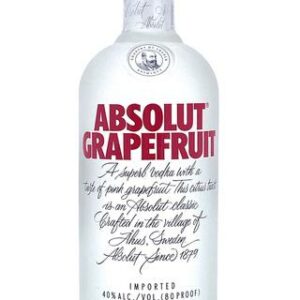 Absolut Grapefruit flavored Vodka