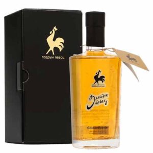 Podrum Pevac Quince Brandy with 23 Carat Gold Leaf