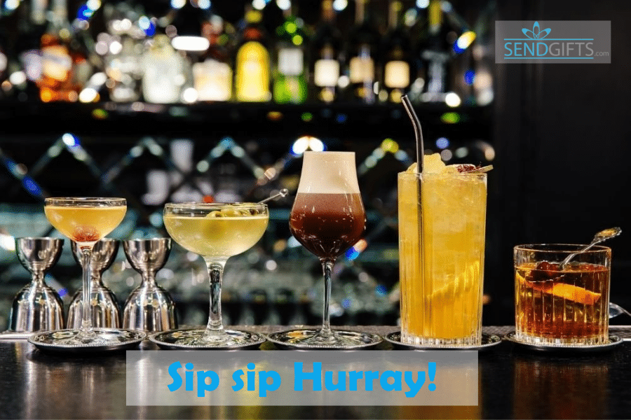 Sip Sip Hurray! Enjoy Your Favourite Drink With Sendgifts