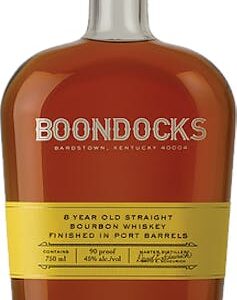 Boondocks Port Barrel Finish Straight Bourbon Whiskey 8 year old 750ml