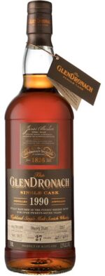 Glendronach Scotch Single Malt 27 Year Single Cask 1990 year old