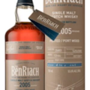 BenRiach Peated Portwood Single Malt Scotch Whisky 12 year old