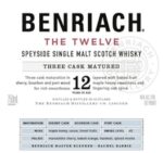 BenRiach 12 Years Old The Twelve Three Cask Matured Speyside Single Malt Scotch Whisky year old 750ml
