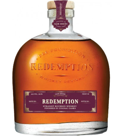 Redemption Straight Bourbon Finished In Cognac Casks Redemption Straight Bourbon Finished In Cognac Casks