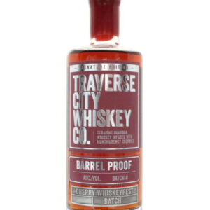 Traverse City Whiskey Co. Barrel Proof Straight Bourbon Infused With Montmorency Cherries