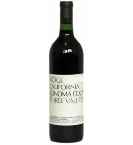 Ridge Three Valleys Sonoma County
