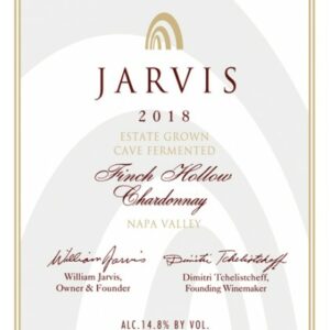 JARVIS ESTATE CAVE FERMENTED FINCH HOLLOW VINEYARD CHARDONNAY 2018